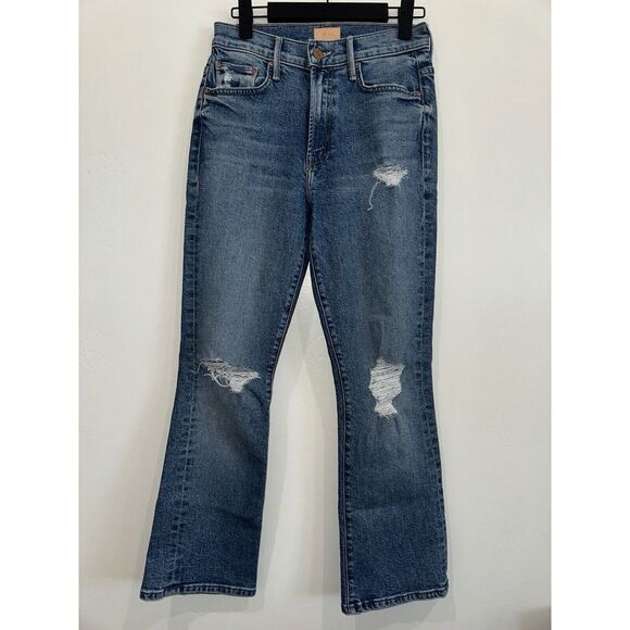 MOTHER Denim - Mother The Insider Ankle Jeans in Bloom and Doom Denim Size 25